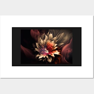 Abstract Floral Garden Botanical Print Posters and Art